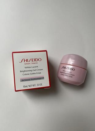 Shiseido white lucent brightening gel cream 15мл