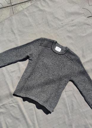 Подростковый свитер темно серый 140 рост2 фото