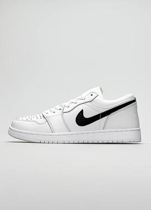 🔥мужские кроссовки nike air jordan low all white black x