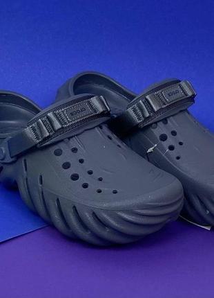 Мужские кроксы сабо crocs echo clog storm2 фото