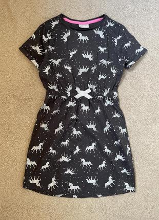 Платье с единорогами от matalan