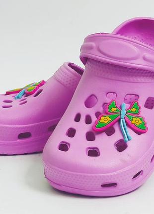 Кроксы шлёпанцы летняя літнє обувь взуття девочке дівчинці american club, р.27-311 фото