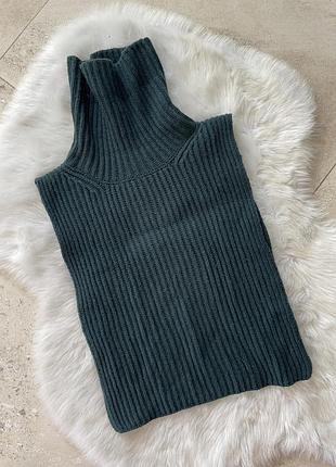 Шерстяная манишка шарф sandro paris