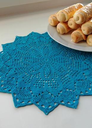 Серветка відтінки синього 3