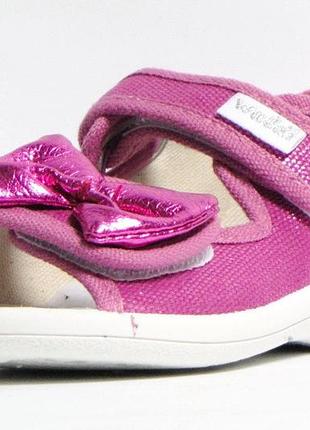 Текстильные тапочки капчики waldi валди ева сменка в садик девочке дивчинки