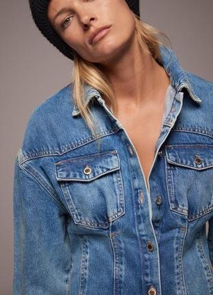 Zara джинсовое платье2 фото
