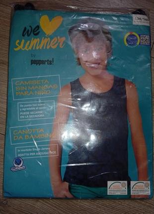 Майка детский хлопок pepperts нижняя размер 134/140 9/10