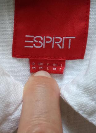 Esprit люкс бренд куртка вітровка білий льон3 фото