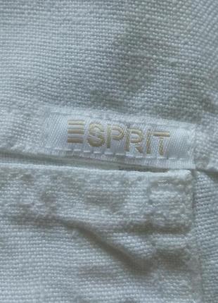 Esprit люкс бренд куртка вітровка білий льон5 фото