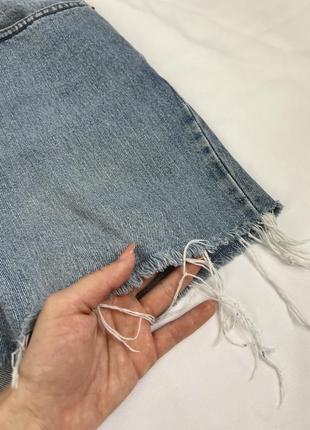 Levis оригінальна асиметрична коротка джинсова міні спідниця6 фото