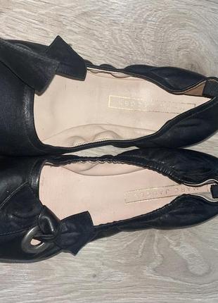 Шкіряні балетки marc jacobs