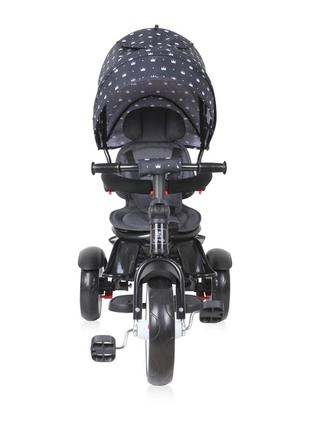 Триколісний велосипед lorelli neo black crowns eva колеса2 фото