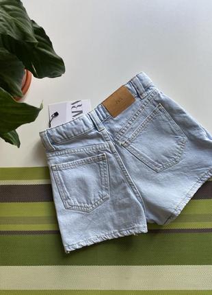 Zara. джинсовая юбка-шорты для девочки, 7 р./122 см2 фото