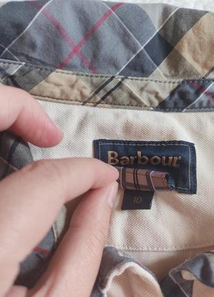 Поло футболка barbour tartan polo оригинал4 фото