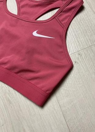 Женский спортивный топ nike dri-fit, размер s3 фото