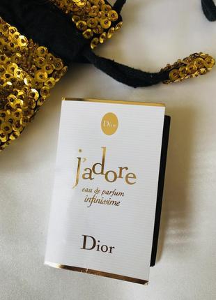 Оригинальный парфюм j'adore infinissime dior пробник🌼1 фото