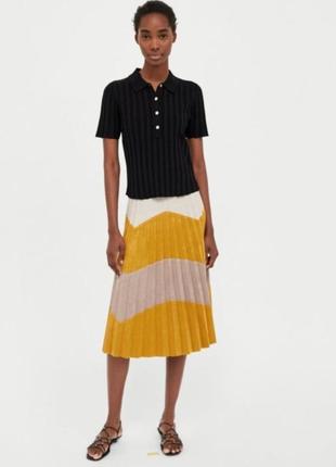 Zara плиссе юбку юбку словно замш в виде h&amp;m monki mango