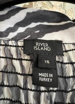 Рубашка резинка зебра river island5 фото