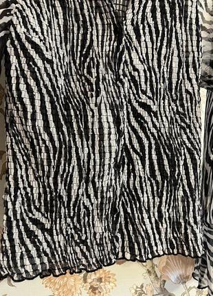 Рубашка резинка зебра river island6 фото