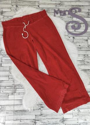 Женский спортивный костюм playmode красный микровельвет  кофта и штаны размер 46 м8 фото