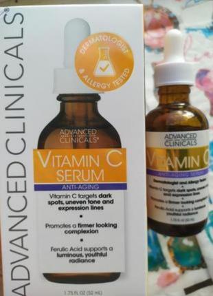 Advanced clinicals vitamin c сыворотка с витамином с для лица1 фото