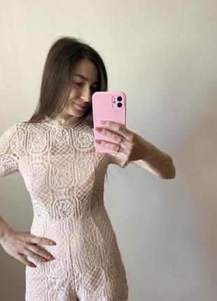 Кружевной комбинезон missguided xs2 фото