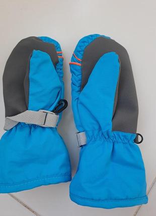 Детские варежки края термо кофейки iglu