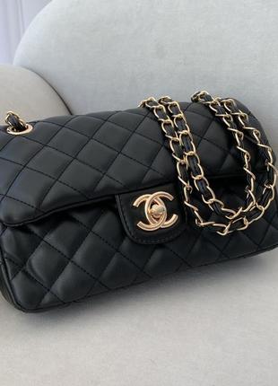 Женская сумка черная 25*16*9