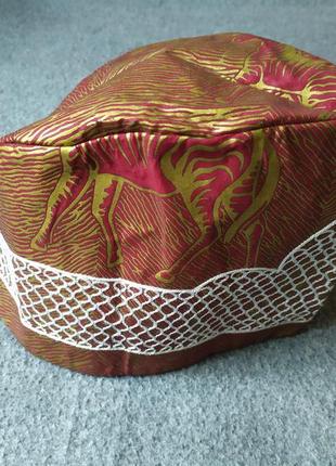 Восточный головной убор с вышивкой