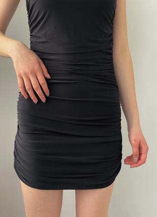 Базова сукня на тонких бретелях5 фото