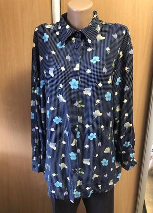 Натуральная рубашка блуза