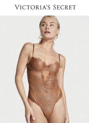 Боді тедді victoria's secret very sexy wicked unlined embellished balconette teddy