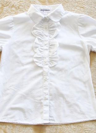 Блуза в школу с коротким рукавом