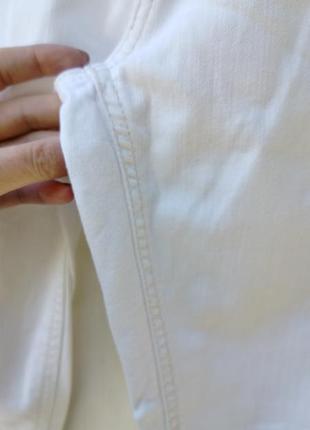 Классные молочные белые джинсы скини esprit6 фото