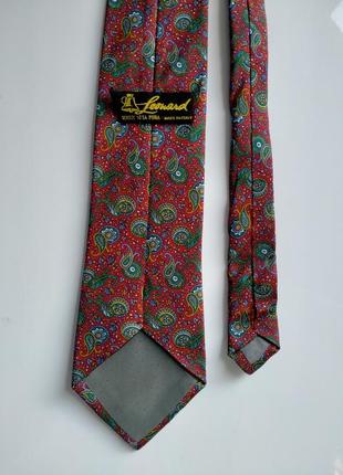 Краватка галстук з візерунком вінтаж
