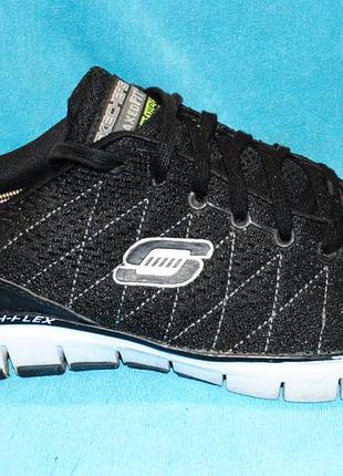 Черные кроссовки skechers 45 размер