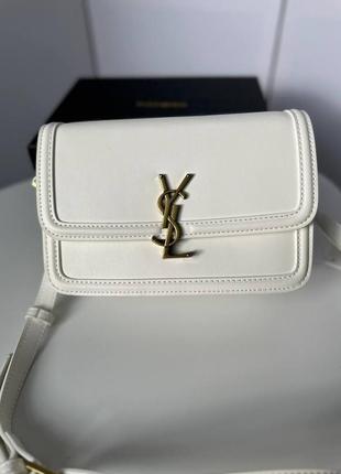 Сумка ysl белая9 фото