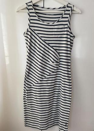 Сукня в рубчик  повсякденна в полоску marccain sport s,m оригінал