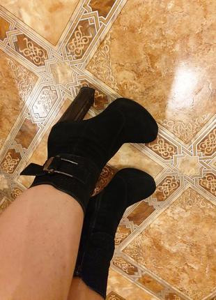 Демисезонные итальянские сапожки ботинки9 фото