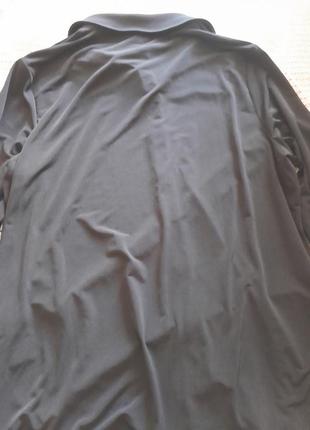Стильная черная трикотажная рубашка michele hope8 фото