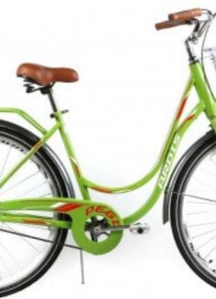Велосипед класичний  ardis pegi 2017 28" зелений з багажником та корзиною