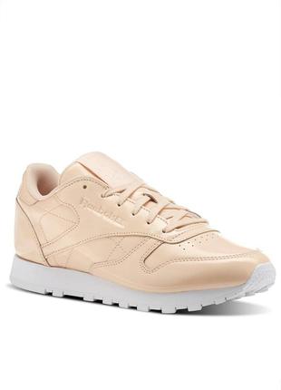 Кроссовки reebok classic leather patent cn0771 оригинал