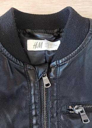 Кожаная куртка h&amp;m6 фото