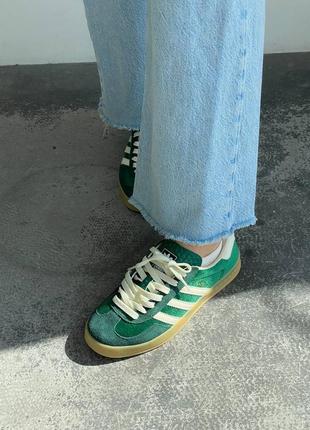 Зелені кеди кросівки3 фото