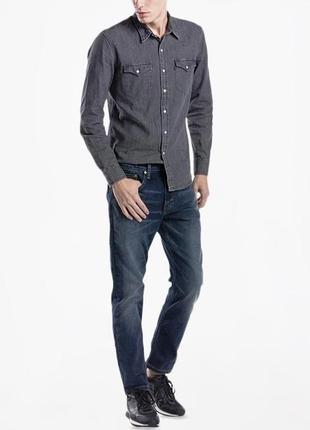 Levi's new coll 502 синие качественные джинсы