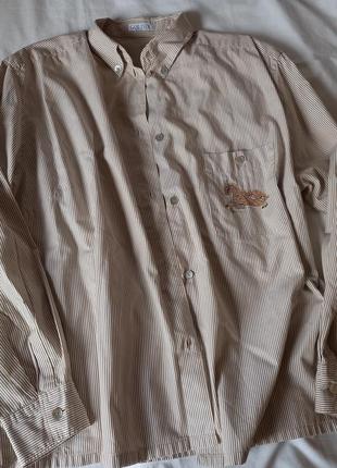 Винтажная рубашка, вышивка пуговицы натуральные2 фото