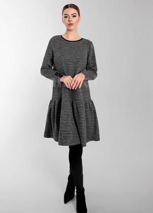 Тепла і комфортна сукня з м'якої щільної тканини від tchibo (німеччина), р.:48/50 евро1 фото