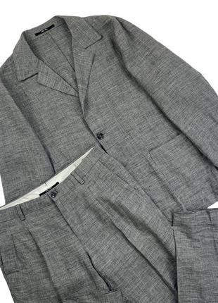 Mango man linen suit стильний костюм льон1 фото