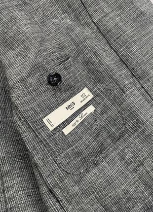 Mango man linen suit стильний костюм льон5 фото