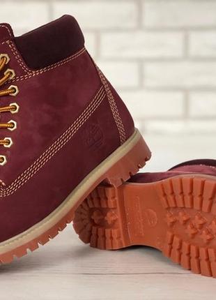 🍒новинка🍒жіночі шкіряні черевики timberland. чоботи тімберленд демісезонні.